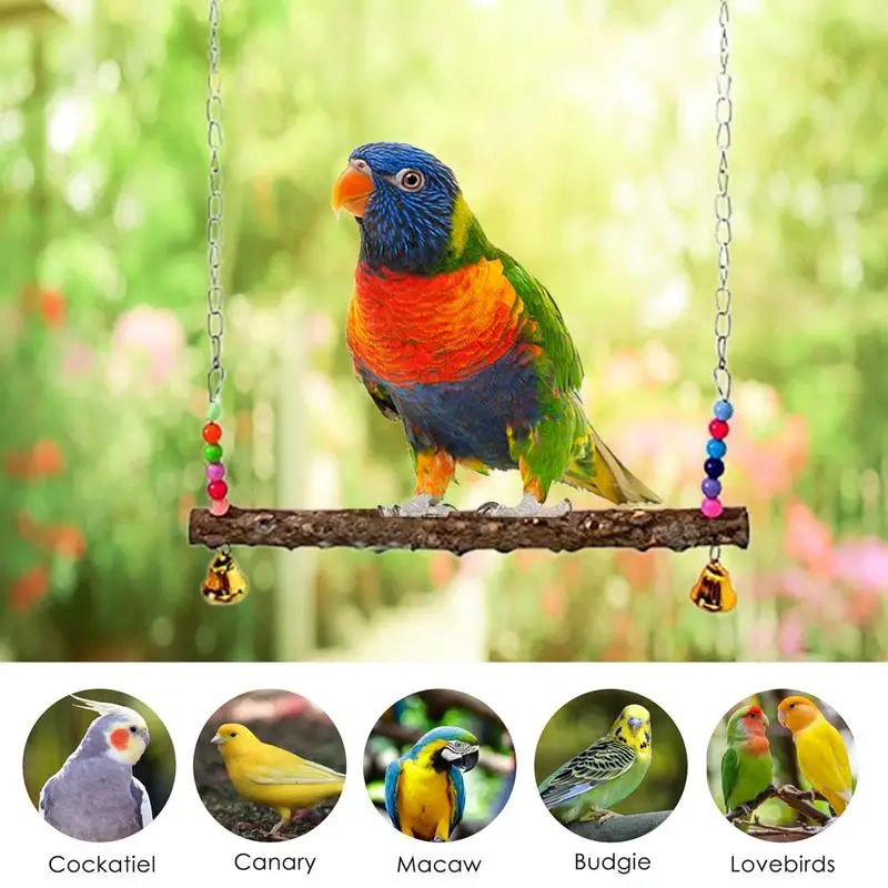 Bird Swing Parrot Chewing Toy Healthy And Happy Durable Material Parrot Bird Toys Wood Articles Pet Bird Set For Cockatiel Finch
Bird Swing Parrot Chewing Toy Healthy And Happy Durable Material Parrot Bird Toys Wood Articles Pet Bird Set For Cockatiel Finch