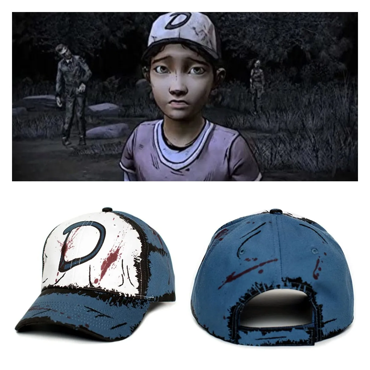 Movie The Walking Dead Clementine Cosplay Hat Men's And Women's Adjustable Baseball Cap Outdoor Sun Visor
Movie The Walking Dead Clementine Cosplay Hat Men's And Women's Adjustable Baseball Cap Outdoor Sun Visor