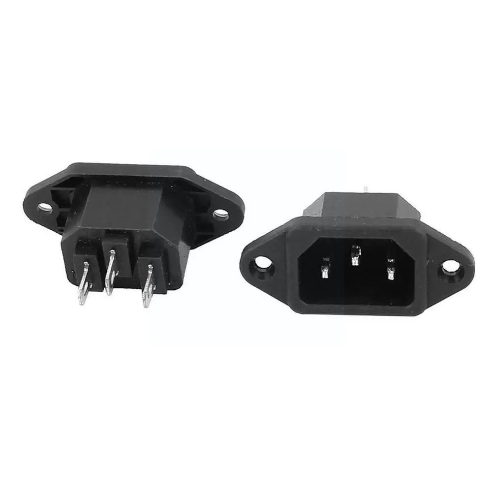 Ac 250v 10a C14 Mount Male Plug 3 Pins Panel Socket F7q8 H2t8 Inlet V5t9 With Conn Fixed-hole V9m9 Socket Ear T3e7
Ac 250v 10a C14 Mount Male Plug 3 Pins Panel Socket F7q8 H2t8 Inlet V5t9 With Conn Fixed-hole V9m9 Socket Ear T3e7