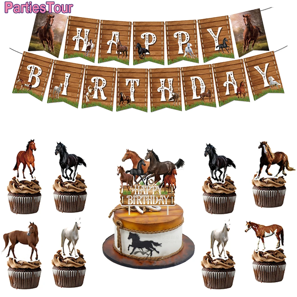 Horse Party cake toppers Horse shape cake decor Horse Racing party Banner Ballons Cowboy kids Horse Birthday Party Decoration
Horse Party cake toppers Horse shape cake decor Horse Racing party Banner Ballons Cowboy kids Horse Birthday Party Decoration