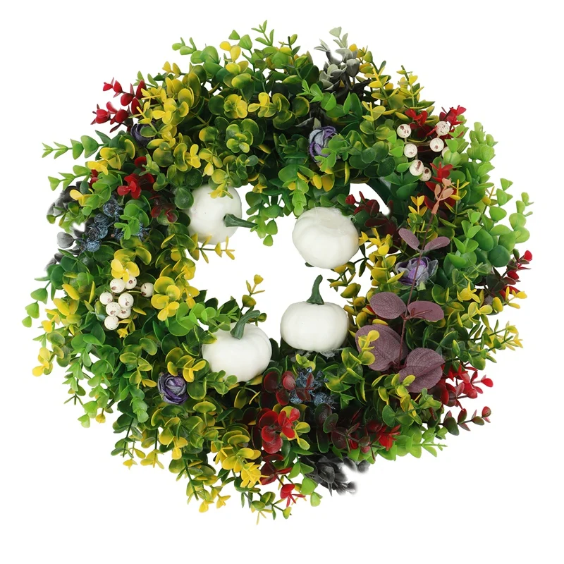 White Pumpkins Ranunculus Wreath Home Living Room Party Pendant Wall Decor Christmas Garland Gift Holiday Decoration
White Pumpkins Ranunculus Wreath Home Living Room Party Pendant Wall Decor Christmas Garland Gift Holiday Decoration