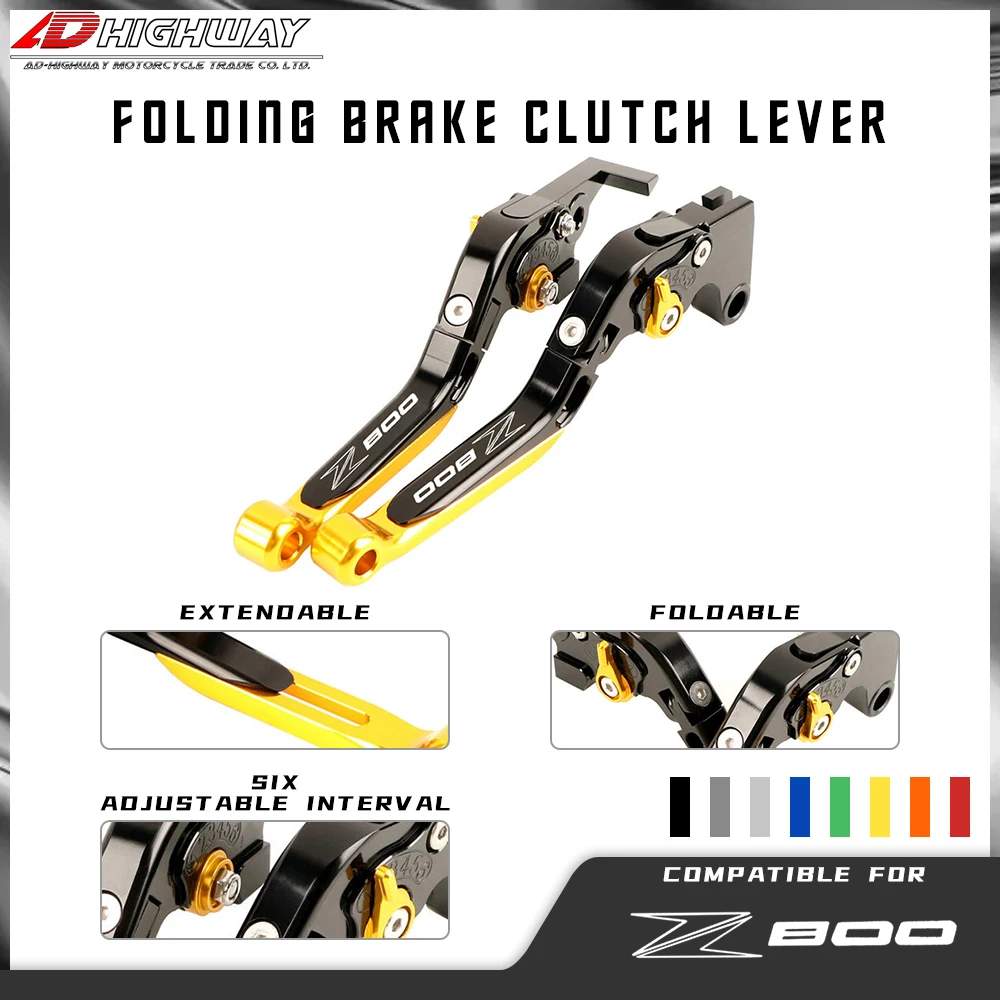 Рычаг тормозной ручки CNC выдвижной складной регулируемый рычаги тормозной муфты для Kawasaki Z800 Z800E Z 800 версия 2013-2016 
Рычаг тормозной ручки CNC выдвижной складной регулируемый рычаги тормозной муфты для Kawasaki Z800 Z800E Z 800 версия 2013-2016