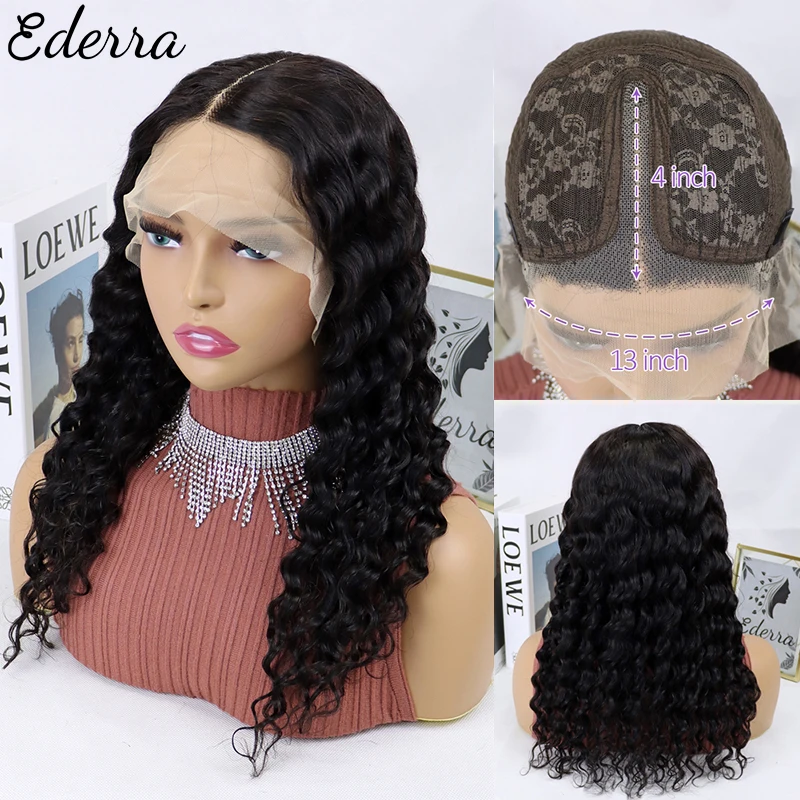 Transparent Lace Wig Curly Human Hair Wigs Brazilian Deep Wave Lace Frontal Wig For Black Women PrePlucked 13x4 Closure Front
Transparent Lace Wig Curly Human Hair Wigs Brazilian Deep Wave Lace Frontal Wig For Black Women PrePlucked 13x4 Closure Front
