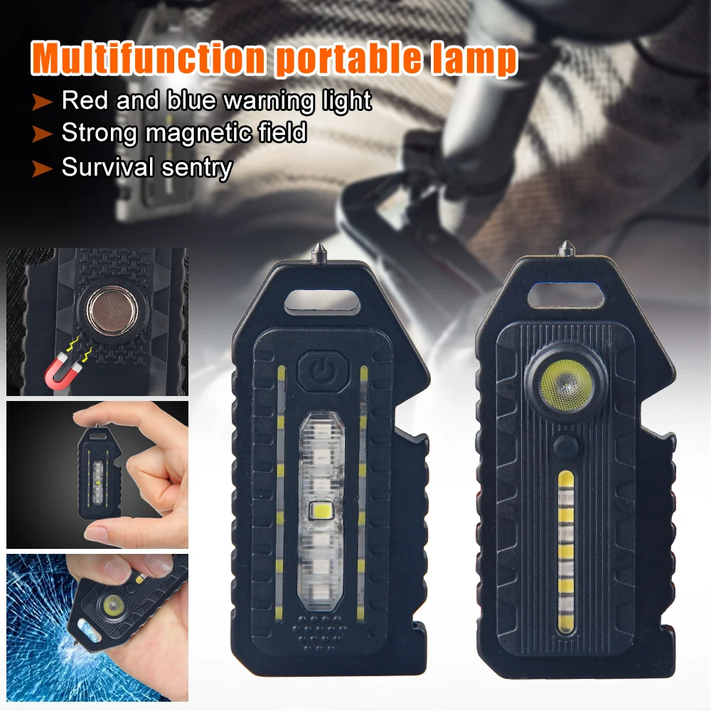Portable LED Keychain Lights COB Flashlight Outdoor Work Light For Strong Magnetic Bottle Opener Camping Emergency Light
Portable LED Keychain Lights COB Flashlight Outdoor Work Light For Strong Magnetic Bottle Opener Camping Emergency Light