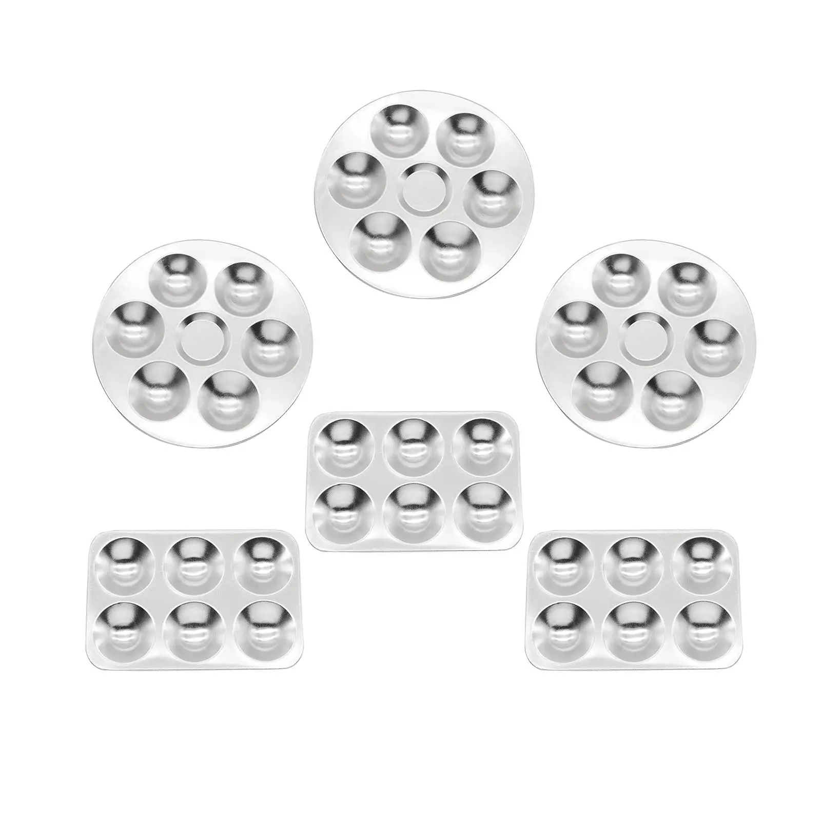 6 Pieces Paint Palette Aluminum Paint Trays Easy to Clean Paint Color Mixing Tray Pigment Tray for Adults Diy Craft Class
6 Pieces Paint Palette Aluminum Paint Trays Easy to Clean Paint Color Mixing Tray Pigment Tray for Adults Diy Craft Class