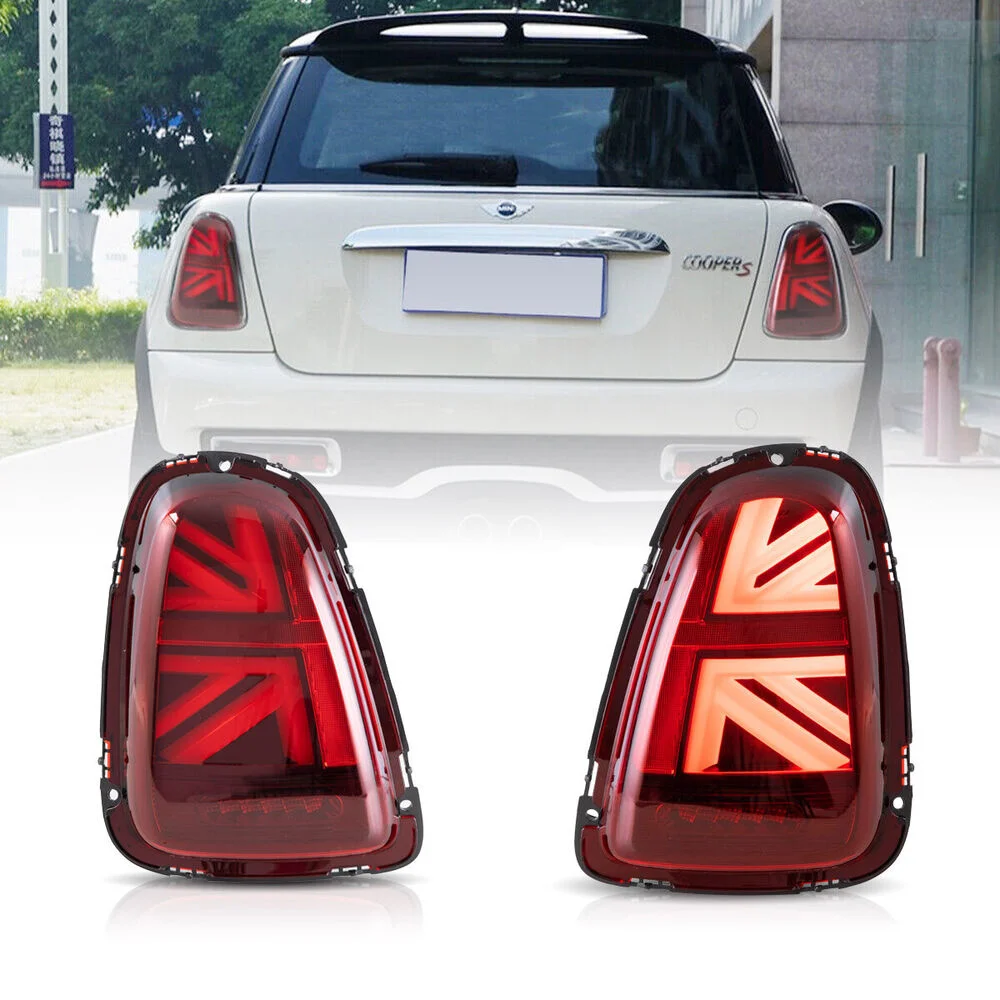 

Автомобильные аксессуары 2 * светодиодные задние фонари для 07-13 для BMW Mini Cooper R56 R57 LCI R58 R59 красные задние фонари DRL сигнал Автомобильный