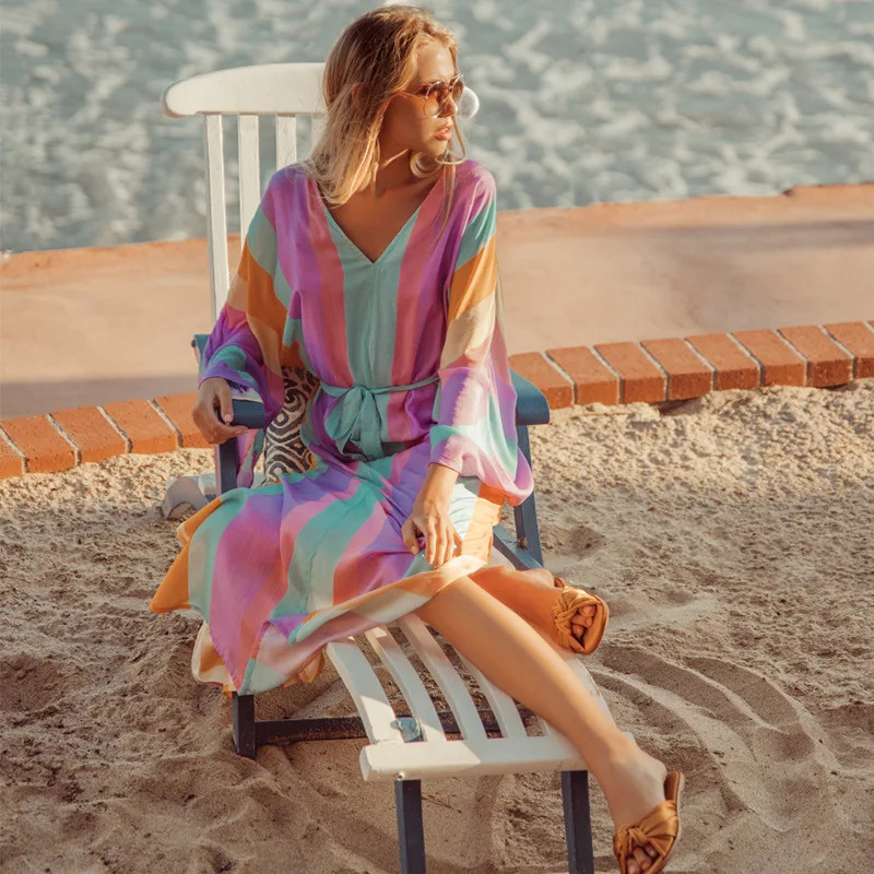 2022 Spring and Summer Dress Casual Color Printing Holiday Chiffon Skirt Women's Clothing Woman Dress
2022 Spring and Summer Dress Casual Color Printing Holiday Chiffon Skirt Women's Clothing Woman Dress