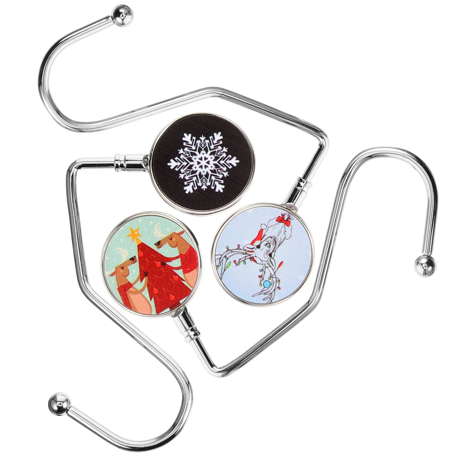 3 Pcs Table Bag Hanger Holder Wallet Office Desk Hook Purse Clothing Hangers Handbag
3 Pcs Table Bag Hanger Holder Wallet Office Desk Hook Purse Clothing Hangers Handbag