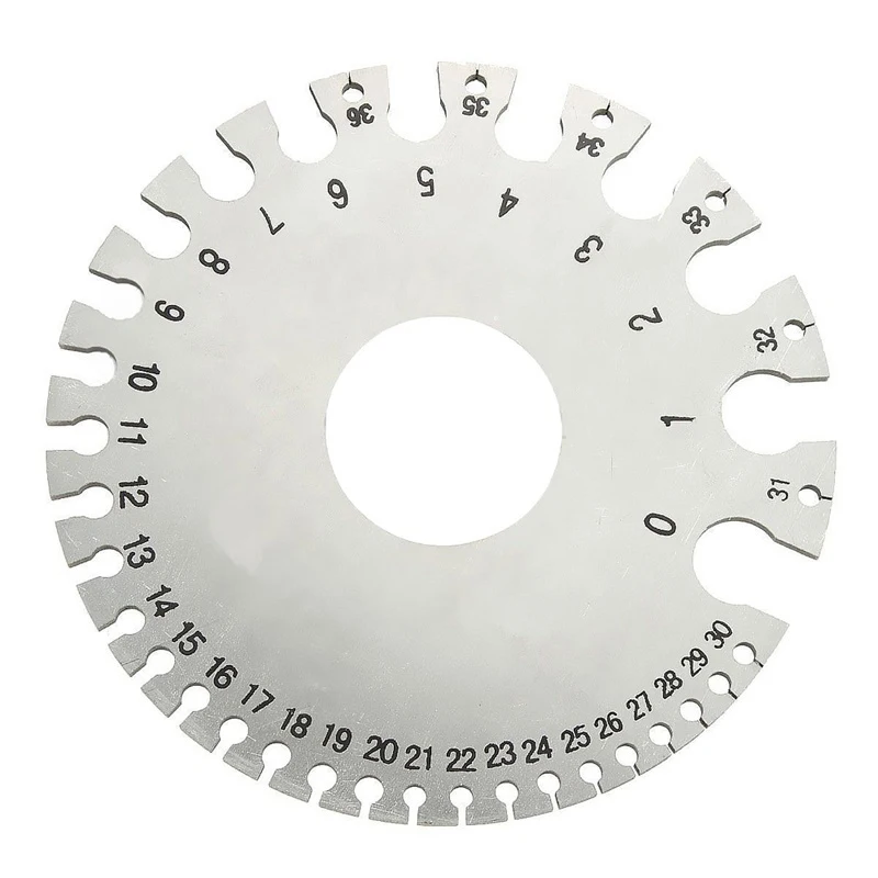 0-36 Round AWG SWG Wire Gauge Thickness Ruler Gauge Diameter Stainless Steel Measurer Tool Gauges
0-36 Round AWG SWG Wire Gauge Thickness Ruler Gauge Diameter Stainless Steel Measurer Tool Gauges