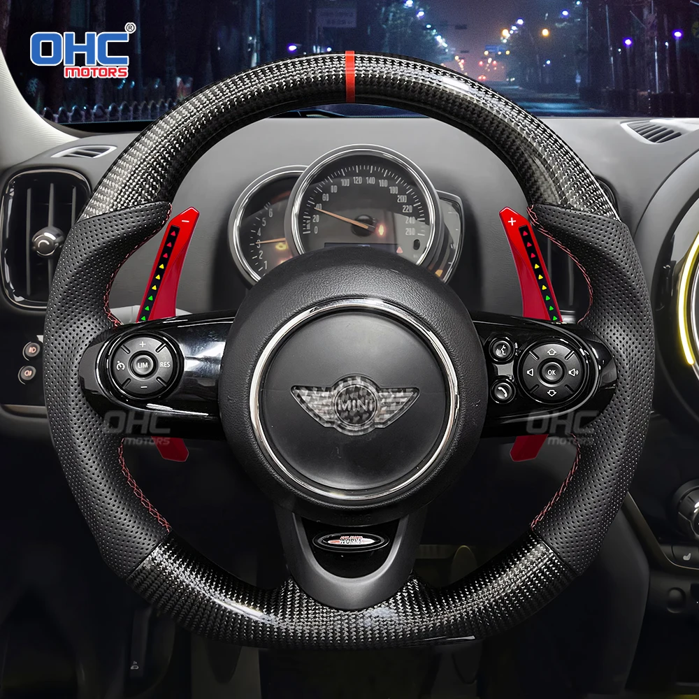 100% Real Carbon Fiber Steering Wheel Compatible for MINI R59 R60 R61 F55 F56 Cooper Club-man Country-man Road-ster JC-W
100% Real Carbon Fiber Steering Wheel Compatible for MINI R59 R60 R61 F55 F56 Cooper Club-man Country-man Road-ster JC-W