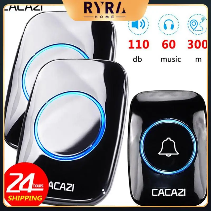 Home Intelligent Home Welcome Doorbell Eu Au Uk Us Plug 1 Button 2 Receiver Wireless Doorbell Waterproof 300m Remote Smart Home
Home Intelligent Home Welcome Doorbell Eu Au Uk Us Plug 1 Button 2 Receiver Wireless Doorbell Waterproof 300m Remote Smart Home