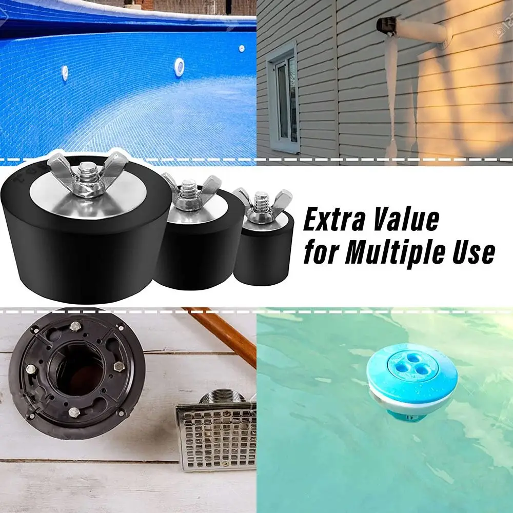 Rubber Pool Winterizing Plug Swimming Pool Leak Proof Winter Expansion Plug Pool Plugs Winter Outdoor Accessories Leak Detection
Rubber Pool Winterizing Plug Swimming Pool Leak Proof Winter Expansion Plug Pool Plugs Winter Outdoor Accessories Leak Detection