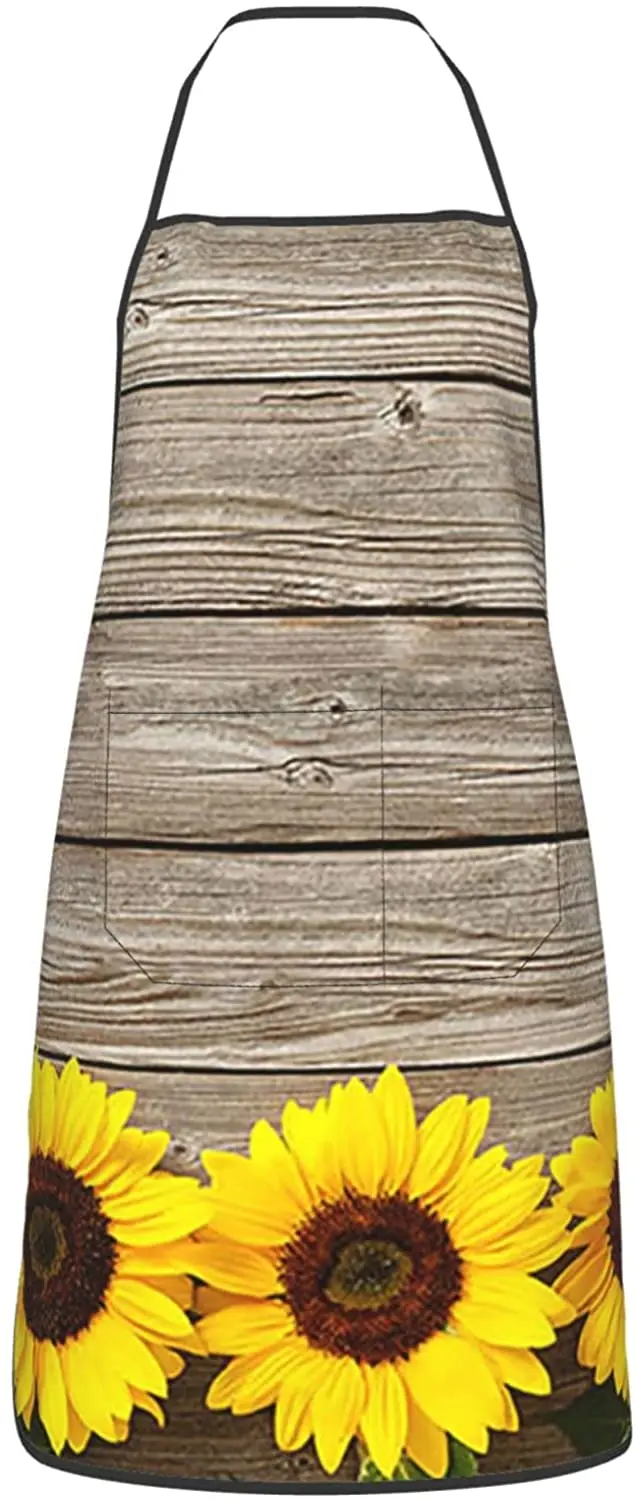 Фартук Кухонный водонепроницаемый с принтом подсолнухов, 2 кармана
Фартук Кухонный водонепроницаемый с принтом подсолнухов, 2 кармана