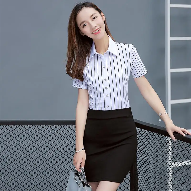 Chiffon Women Shirts Short Sleeve Office Lady Button Up Shirt White Women Tops and Blouses Women Shirts Blouses Camisas De Mujer
Chiffon Women Shirts Short Sleeve Office Lady Button Up Shirt White Women Tops and Blouses Women Shirts Blouses Camisas De Mujer