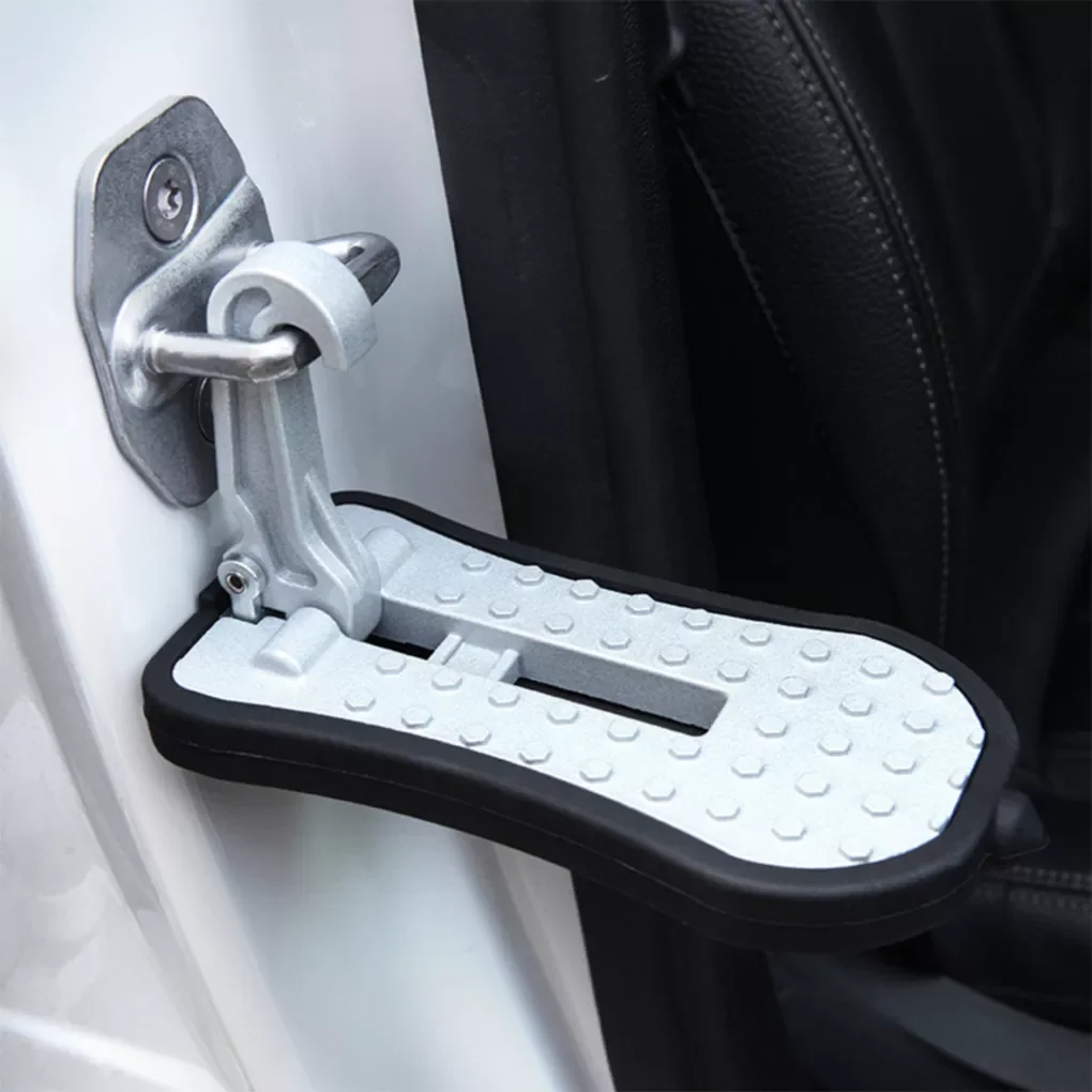 Foldable Car Door Step Pedal Portable Space Saving Car Latch Hook Doorstep Aluminum Alloy Roof Rack Foot Pedal Ladder
Foldable Car Door Step Pedal Portable Space Saving Car Latch Hook Doorstep Aluminum Alloy Roof Rack Foot Pedal Ladder