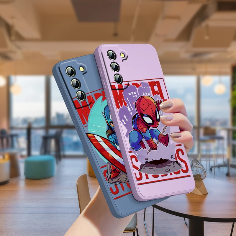 Marvel Avengers Cartoon For Samsung Galaxy Note 20 10 S22 S21 S20 FE S10 Plus Lite Ultra Liquid Silicone Rope Phone Case
Marvel Avengers Cartoon For Samsung Galaxy Note 20 10 S22 S21 S20 FE S10 Plus Lite Ultra Liquid Silicone Rope Phone Case