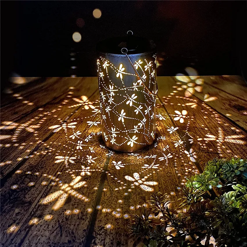 Solar Lanterns Outdoor Hanging Lantern Dragonfly Hollowed-Out Metal Decor Waterproof LED Decorative Garden Landscape Lights
Solar Lanterns Outdoor Hanging Lantern Dragonfly Hollowed-Out Metal Decor Waterproof LED Decorative Garden Landscape Lights