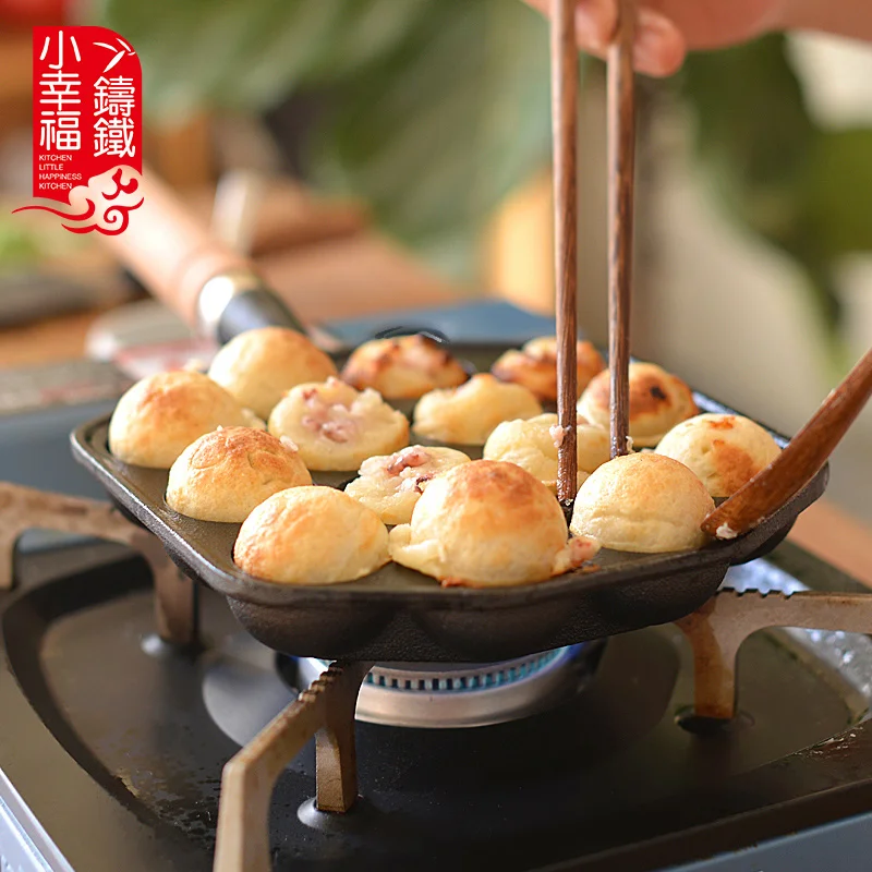 Cast Iron Octopus Ball Machine Household Baking Tray Uncoated Non-Stick Pan Quail Egg Mold Nonsense Egg Pan
Cast Iron Octopus Ball Machine Household Baking Tray Uncoated Non-Stick Pan Quail Egg Mold Nonsense Egg Pan