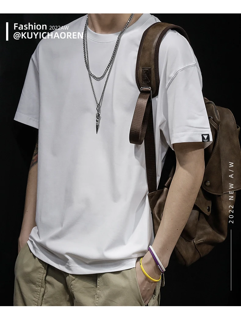 w0708 Round neck short-sleeved t-shirt men's summer loose bottoming simple solid color men's t-shirt half sleeve
w0708 Round neck short-sleeved t-shirt men's summer loose bottoming simple solid color men's t-shirt half sleeve