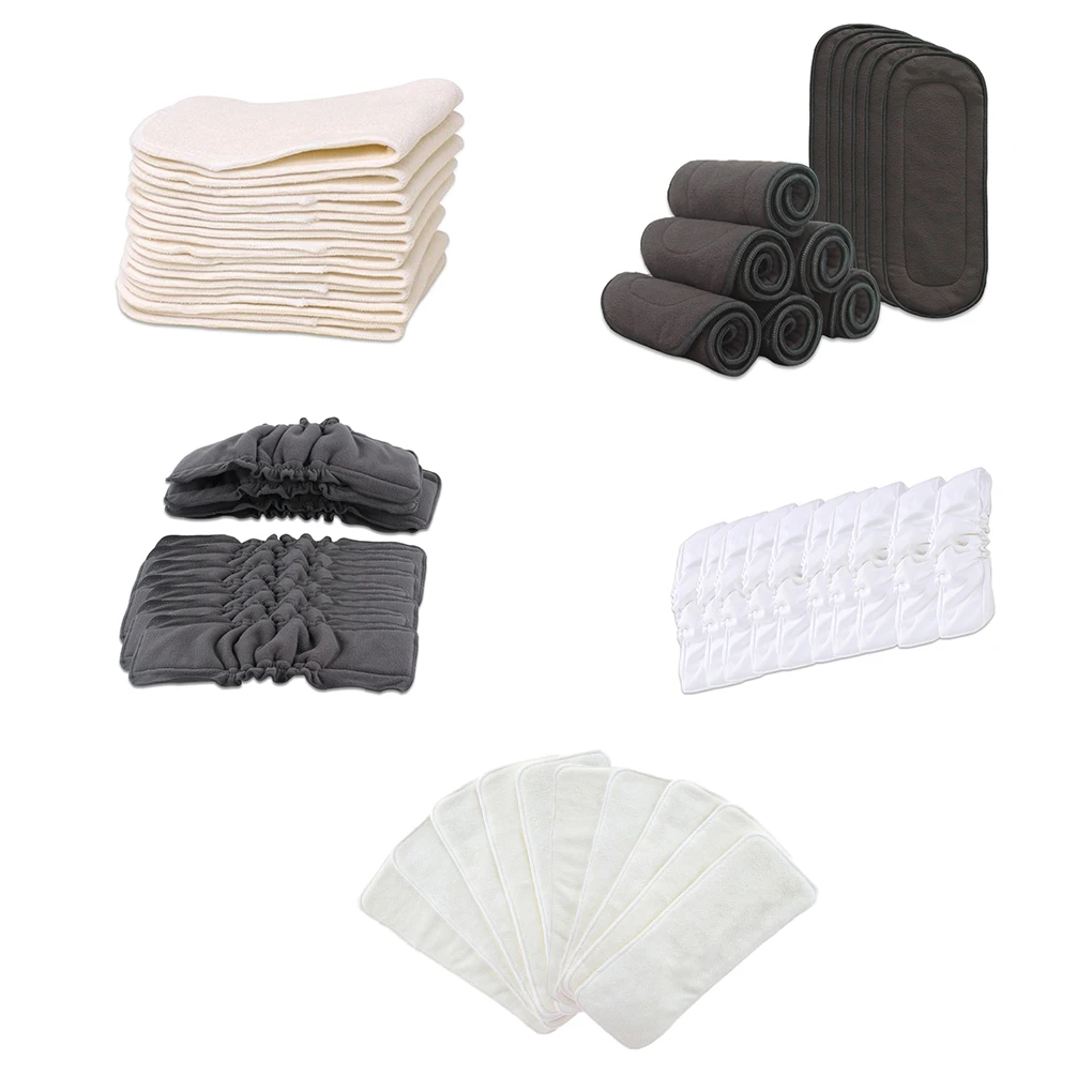10 Pieces Baby Cloth Diapers Nappies Inserts Replacement Absorbent Portable Travel Liners Nursing Supplies Type 3
10 Pieces Baby Cloth Diapers Nappies Inserts Replacement Absorbent Portable Travel Liners Nursing Supplies Type 3