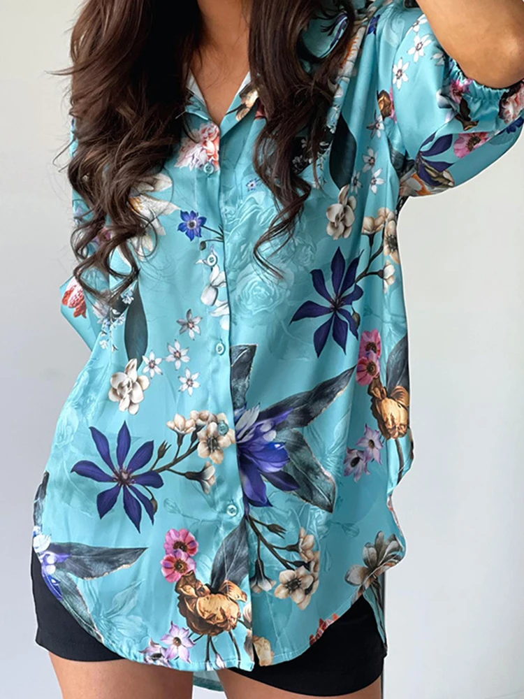 Women Blouses Fashion Long Sleeve Turn Down Collar Office Shirt Blouse Shirts Casual Tops Printed V-Neck Chiffon 2022
Women Blouses Fashion Long Sleeve Turn Down Collar Office Shirt Blouse Shirts Casual Tops Printed V-Neck Chiffon 2022