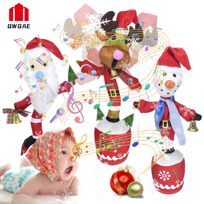 Christmas Plush Interactive Toys For Kids Educational Dancing Musical Repeat Boys Talking Toy Party Children Aged 3 To 5 Present
Christmas Plush Interactive Toys For Kids Educational Dancing Musical Repeat Boys Talking Toy Party Children Aged 3 To 5 Present