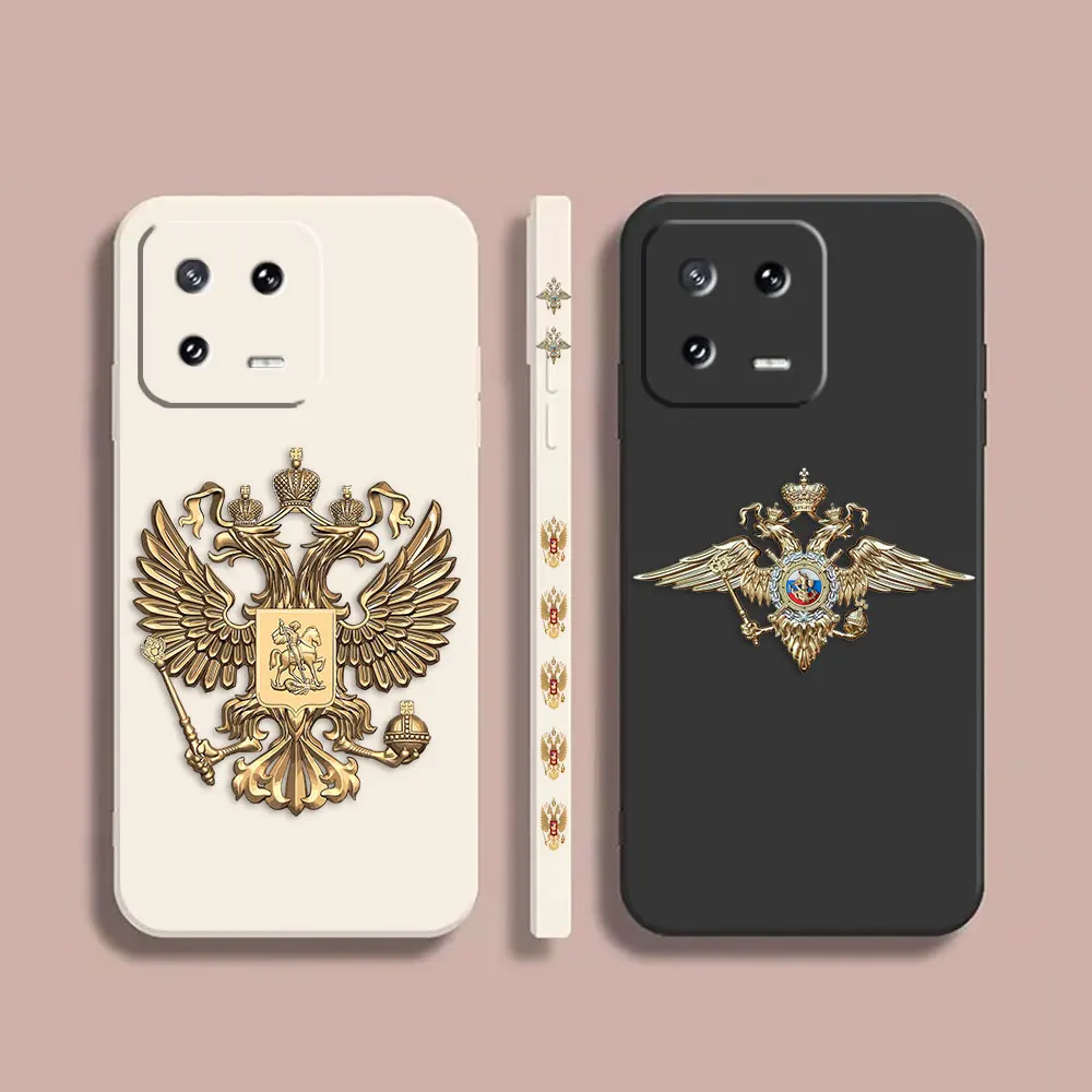 Case For Xiaomi PCOO F3 M3 X2 X3 8 MIX 2 2S 3 4 3 4 5 GT Pro 4G 5G Simple Liquid Silicone Case Emblem Of The Russian Federation
Case For Xiaomi PCOO F3 M3 X2 X3 8 MIX 2 2S 3 4 3 4 5 GT Pro 4G 5G Simple Liquid Silicone Case Emblem Of The Russian Federation