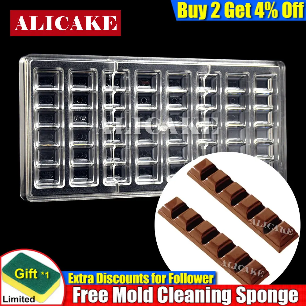 3D Polycarbonate Chocolate Mold Chocolate Bar Stick Forms Mold For Chocolates Baking Pastry Tools for Chocolate Tray Moulds
3D Polycarbonate Chocolate Mold Chocolate Bar Stick Forms Mold For Chocolates Baking Pastry Tools for Chocolate Tray Moulds