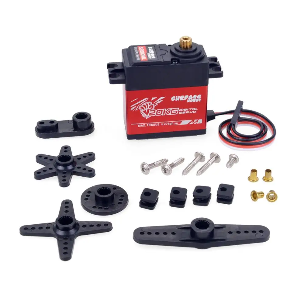 RC Car Servo 20KG Digital Metal Gear Servo For RC Climbing Car RC Model Accesorries
RC Car Servo 20KG Digital Metal Gear Servo For RC Climbing Car RC Model Accesorries