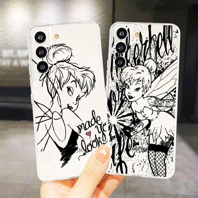 Disney Fairies Tinker Bell Phone Case For Samsung S23 S22 S21 S20 FE Ultra Pro Lite S10 5G S10E M52 Plus Transparent Cover
Disney Fairies Tinker Bell Phone Case For Samsung S23 S22 S21 S20 FE Ultra Pro Lite S10 5G S10E M52 Plus Transparent Cover