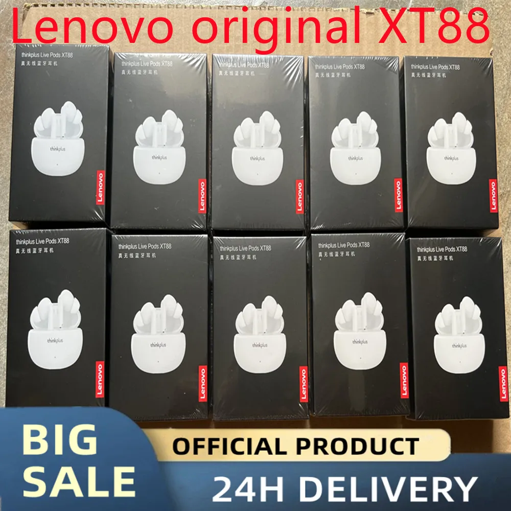 NEW Original Lenovo XT88 TWS 10pics Wireless Earphone Bluetooth 5.3 Dual Stereo Noise Reduction Bass Touch Control Long Standby
NEW Original Lenovo XT88 TWS 10pics Wireless Earphone Bluetooth 5.3 Dual Stereo Noise Reduction Bass Touch Control Long Standby