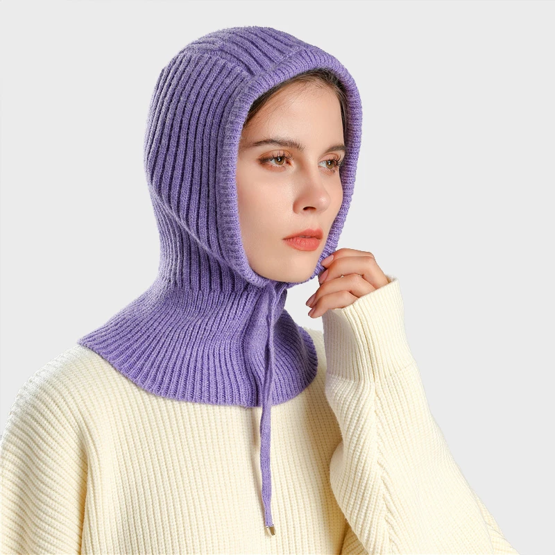 18 Solid Colors Women Fashion Hooded Scarf Beanies Winter Neck Warmer One-piece Knit Hat Balaclava Style Cap With Necked Wraps
18 Solid Colors Women Fashion Hooded Scarf Beanies Winter Neck Warmer One-piece Knit Hat Balaclava Style Cap With Necked Wraps