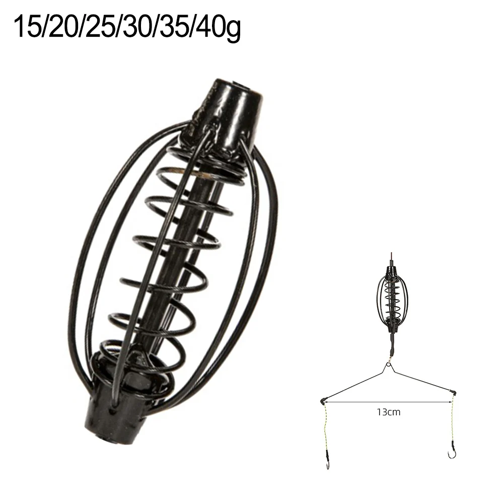 1pc Fishing Bait Cage Feeder Hook Rig Set Tackle15/20/25/30/35/40g Spring Style For Long-range Throw Fishing Accessories
1pc Fishing Bait Cage Feeder Hook Rig Set Tackle15/20/25/30/35/40g Spring Style For Long-range Throw Fishing Accessories