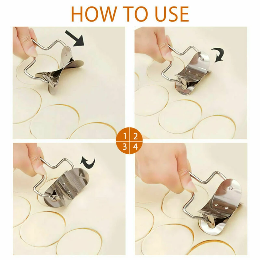 1 Set Of Dumpling Mould Maker Slicer Cutter Stainless Steel Non-rusting Dumpling Pies Mould DIY Easy Kitchen Tools
1 Set Of Dumpling Mould Maker Slicer Cutter Stainless Steel Non-rusting Dumpling Pies Mould DIY Easy Kitchen Tools
