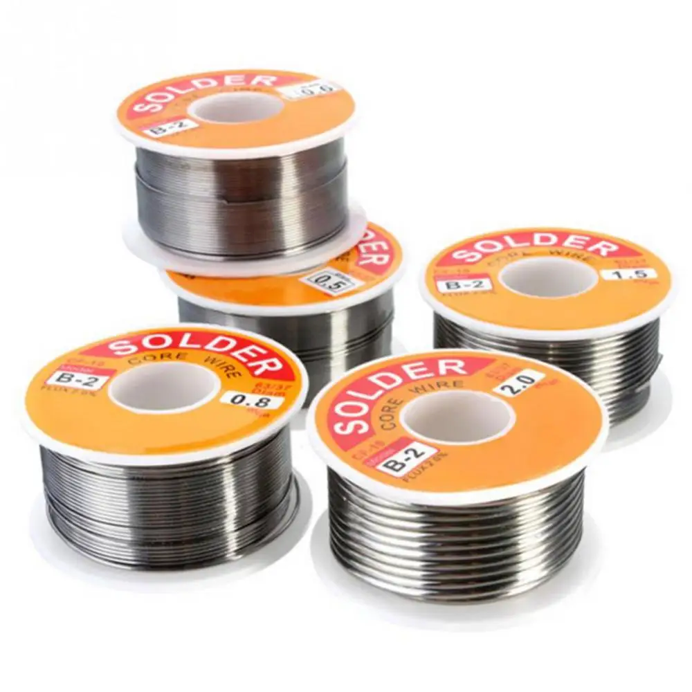 50g 0.3/0.4/0.5/0.6/0.8/1.0mm Practical Rosin Core Solder Tin Wire Reel Welding Tools Portable Durable Solder Tin Wire
50g 0.3/0.4/0.5/0.6/0.8/1.0mm Practical Rosin Core Solder Tin Wire Reel Welding Tools Portable Durable Solder Tin Wire