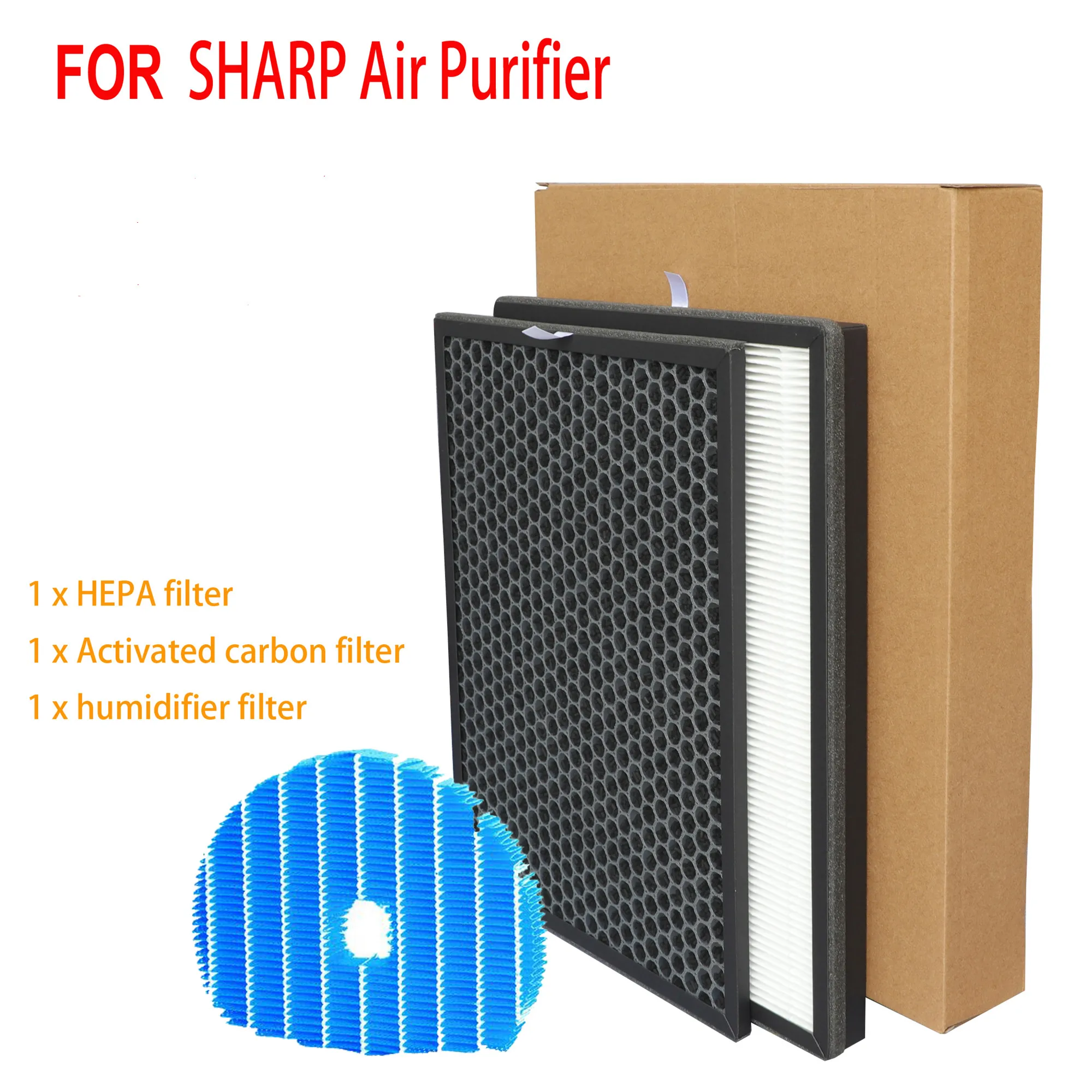 

Heap Actived Carbon Filter FZ-C70HFE / FZ-C70DFE Humidifier Filter FZ-C100MFE For Sharp Air Purifier KC-840E KC-A840TA KC-C70TA