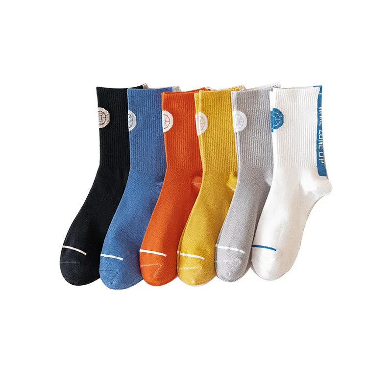 Однотонные спортивные носки, мужские носки средней длины, поглощающие пот, дышащие хлопковые летние тонкие чулки 
Однотонные спортивные носки, мужские носки средней длины, поглощающие пот, дышащие хлопковые летние тонкие чулки