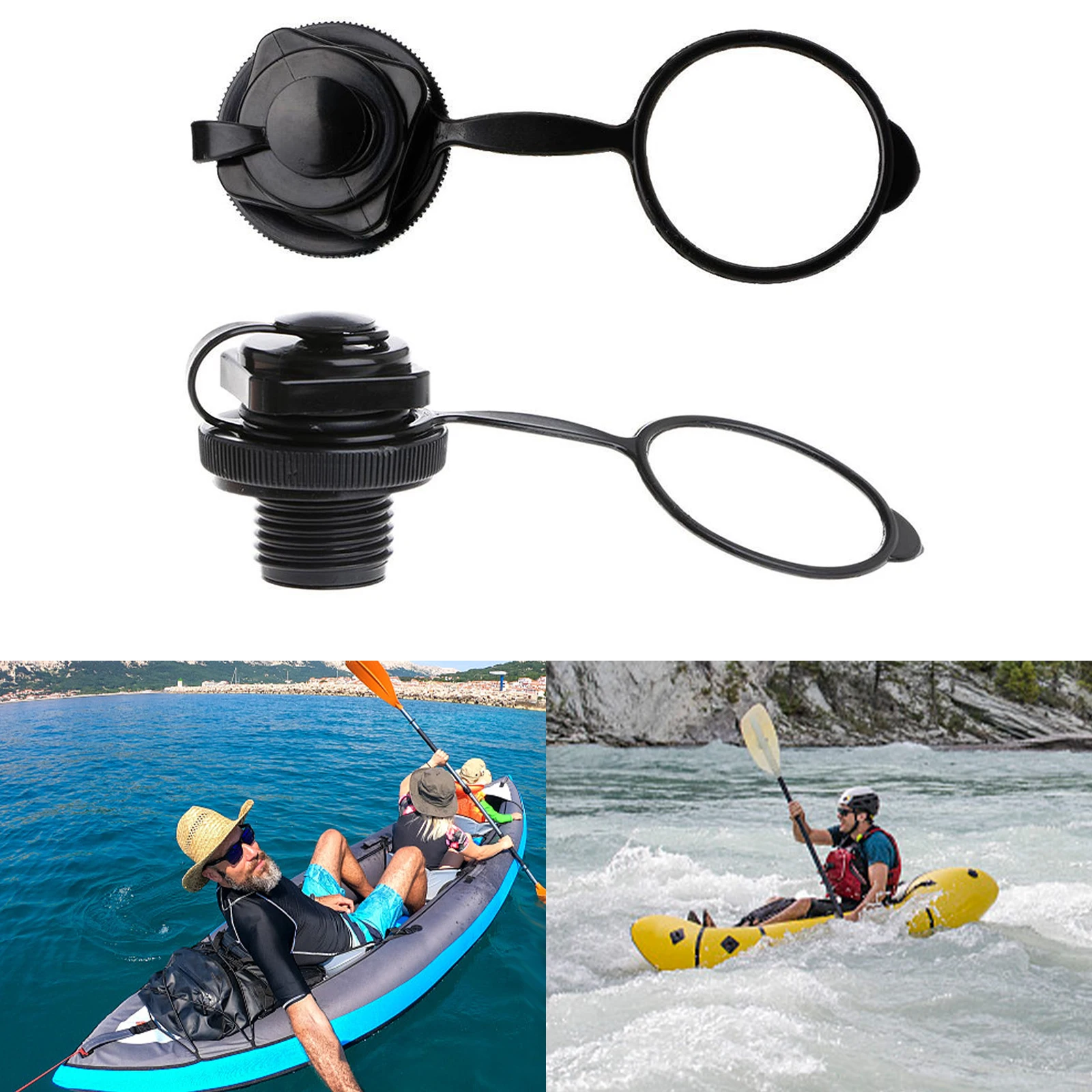 Inflatable Boat Air Valve Cap Airbed Anti-leak Black Canoe High Dense Kayak Part Replacement Screw New Practical
Inflatable Boat Air Valve Cap Airbed Anti-leak Black Canoe High Dense Kayak Part Replacement Screw New Practical