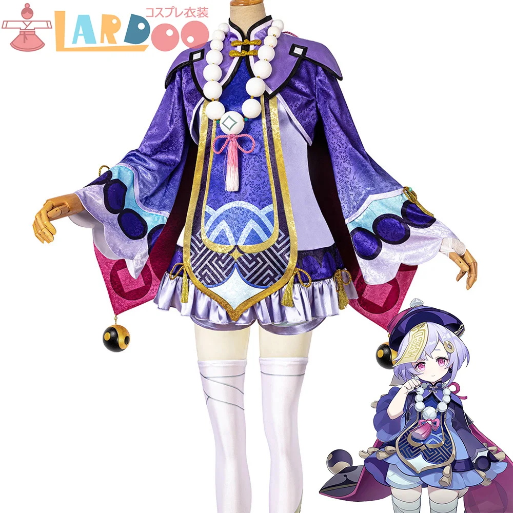 Lardoo Game Genshin Impact Project Qiqi Cosplay Costume Girl Dress Wig Shoes Hat Anime Accessories Halloween Christmas Costume
Lardoo Game Genshin Impact Project Qiqi Cosplay Costume Girl Dress Wig Shoes Hat Anime Accessories Halloween Christmas Costume