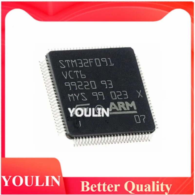 

Новый оригинальный микроконтроллер STM32F091VBT6 посылка LQFP100 32-bit 128KB IC chip, 2 шт.