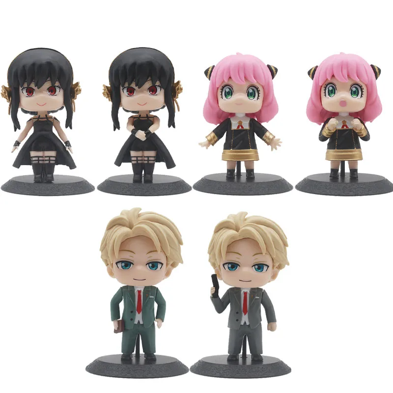 6PCS Anime Figurine Anya Spy X Family Loid Yor Forger Action Figures Doll Model Cute Version Q Ornaments Collectible Kids Toy
6PCS Anime Figurine Anya Spy X Family Loid Yor Forger Action Figures Doll Model Cute Version Q Ornaments Collectible Kids Toy