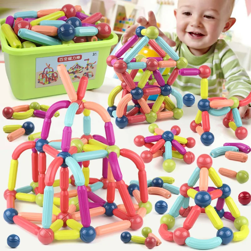 Children Magnetic Building Blocks Early Educational Toys Intelligence Development Changeable Modeling Boys Girls Blocks Toys
Children Magnetic Building Blocks Early Educational Toys Intelligence Development Changeable Modeling Boys Girls Blocks Toys