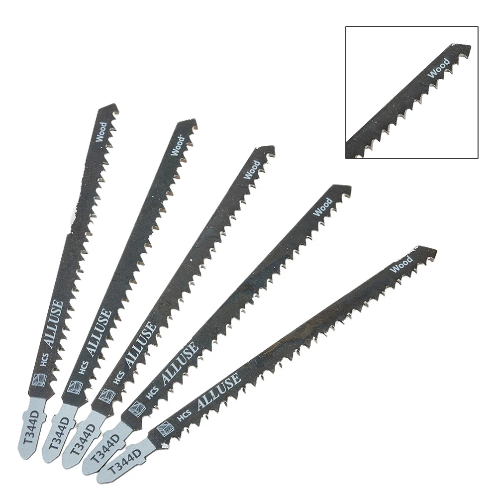 5pcs T344D 6T T-Shank Jigsaw Blades Cutter Jig Saw Blade Set For Wood Plastics Fast Cutting Tool Reciprocating Saw Blade
5pcs T344D 6T T-Shank Jigsaw Blades Cutter Jig Saw Blade Set For Wood Plastics Fast Cutting Tool Reciprocating Saw Blade