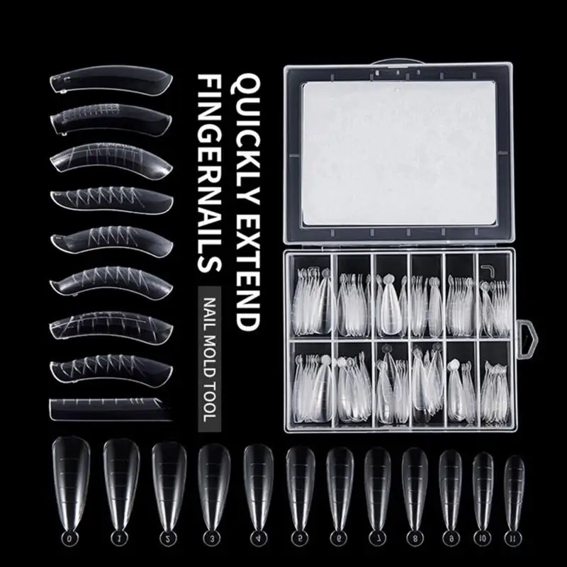 Acrylic Extension False Nail Tips Sculpted Full Cover Nail Tips Fake Finger UV Gel Polish Quick Building Mold Manicures Tool Set
Acrylic Extension False Nail Tips Sculpted Full Cover Nail Tips Fake Finger UV Gel Polish Quick Building Mold Manicures Tool Set