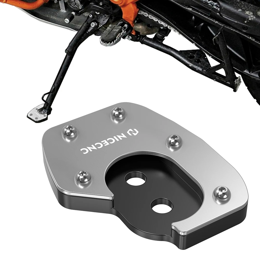 Motorcycle Kickstand Extension Plate Foot Sidestand Larger Base for KTM 790 890 Adventure R /Rally 2018 2019 2020 2021 2022 2023
Motorcycle Kickstand Extension Plate Foot Sidestand Larger Base for KTM 790 890 Adventure R /Rally 2018 2019 2020 2021 2022 2023