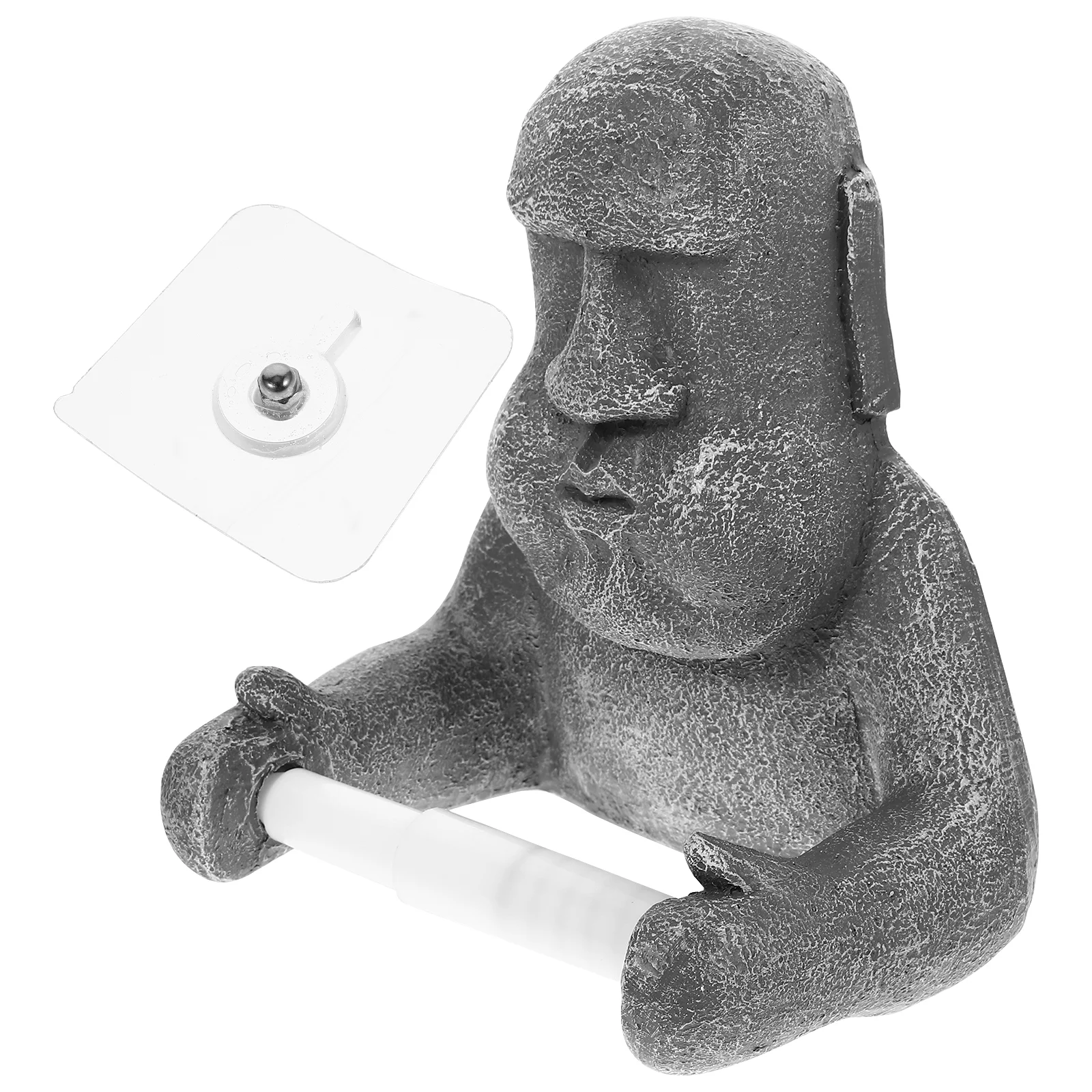 Toilet Roll Holder Moai Statue Design Resin Toilet Roll Holder 3D Toilet Paper Holder
Toilet Roll Holder Moai Statue Design Resin Toilet Roll Holder 3D Toilet Paper Holder
