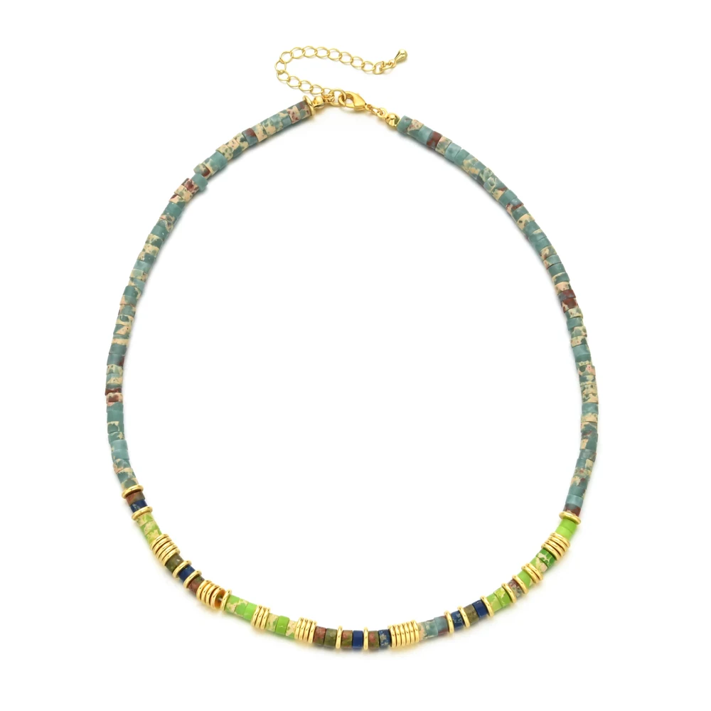 Natural Stone Necklaces Bohemian Vintage Luxury Fashion Colar Women's Neck Chain Female Handmade Beads Choker Jewelry Ladies
Natural Stone Necklaces Bohemian Vintage Luxury Fashion Colar Women's Neck Chain Female Handmade Beads Choker Jewelry Ladies