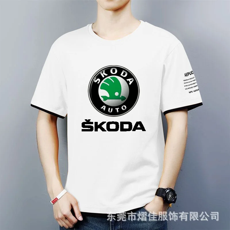 2021High Quality SKODA Summer Men's short sleeve polo t-shirt Cotton Comfortable Color contrast casual sport Men's T-shirt
2021High Quality SKODA Summer Men's short sleeve polo t-shirt Cotton Comfortable Color contrast casual sport Men's T-shirt