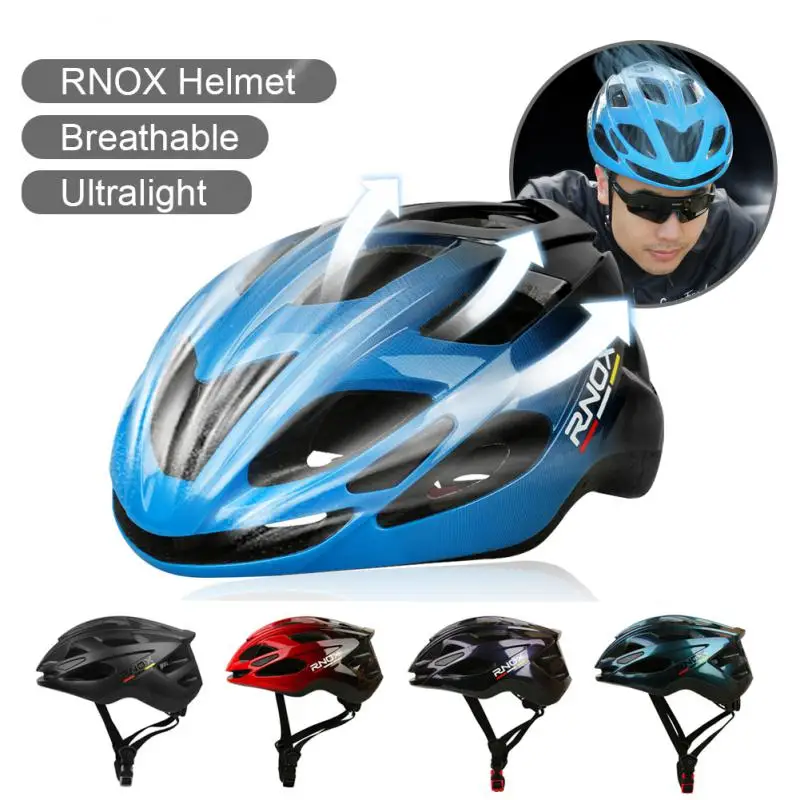 

Rnox Cycling Helmet Ultralight Integrally-molded Casco Mtb Helmet Motorcycle Bicycle Electric Scooter Men's Capacete Ciclismo