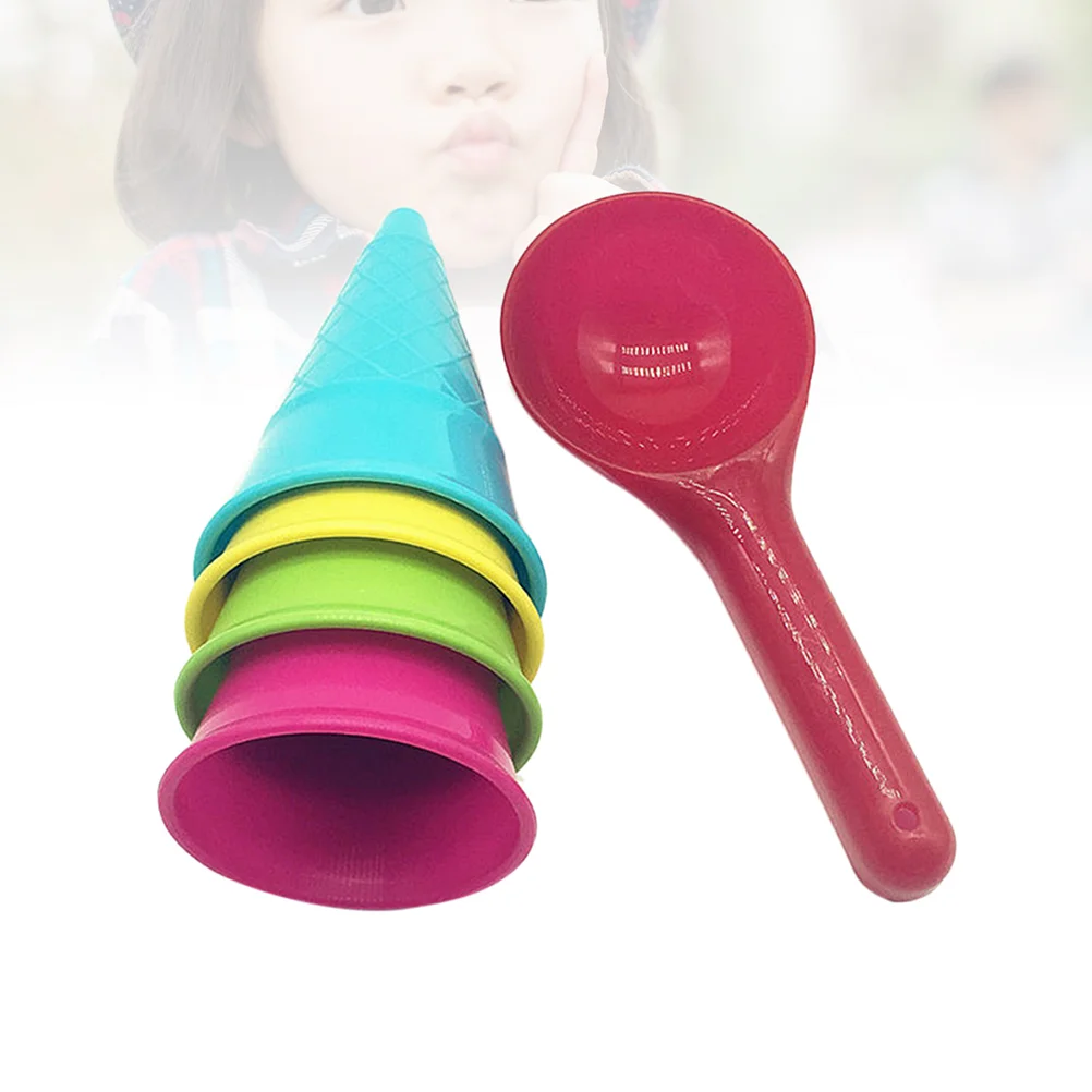 5 Pcs Kids Beach Toys Ice Cream Cup Cone Scoop Sets Sand Box Sandcastle Childern Plastic Seaside Stencils(Random Color)
5 Pcs Kids Beach Toys Ice Cream Cup Cone Scoop Sets Sand Box Sandcastle Childern Plastic Seaside Stencils(Random Color)